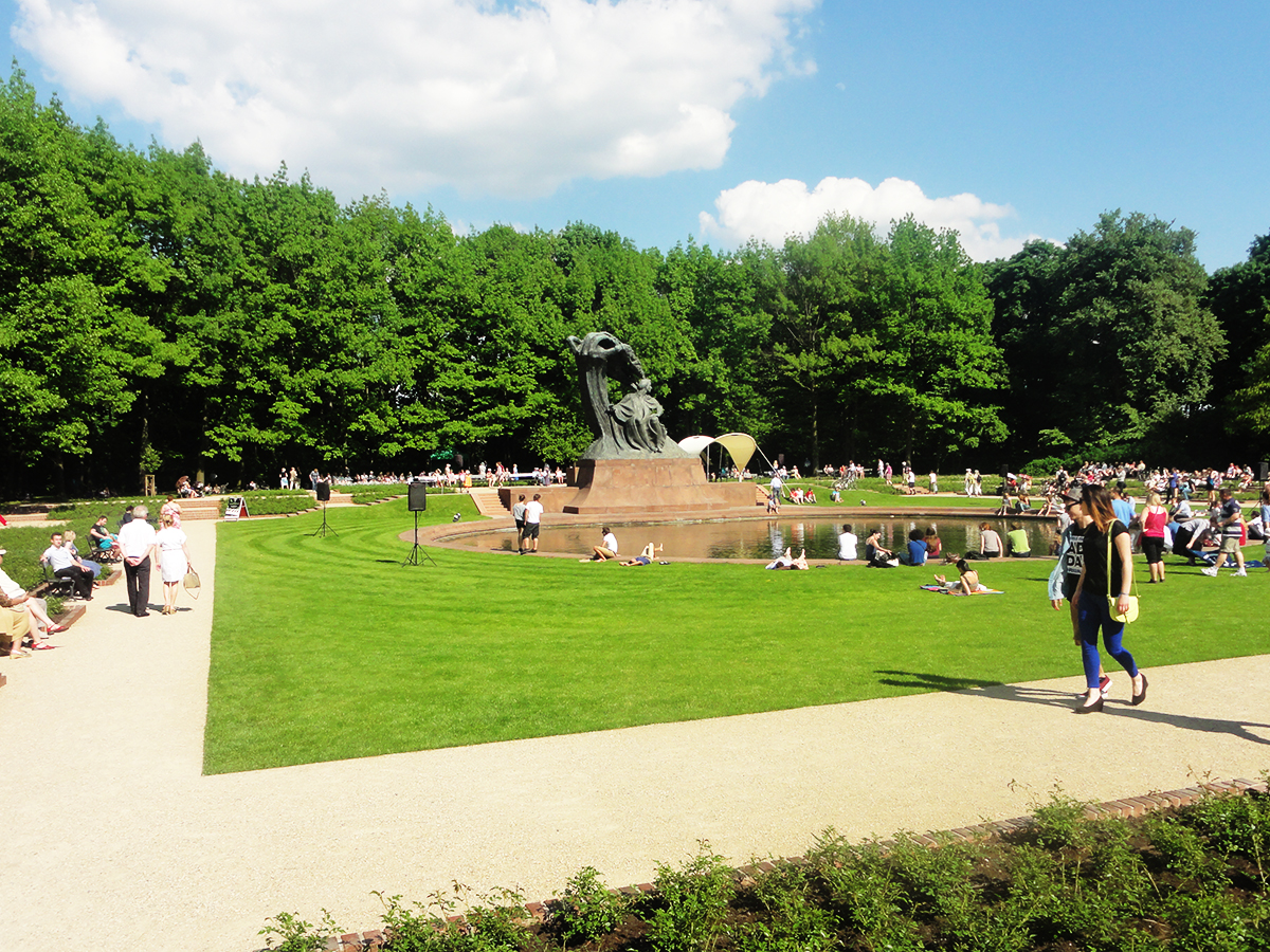 Łazienki Królewskie – Pomnik Chopina